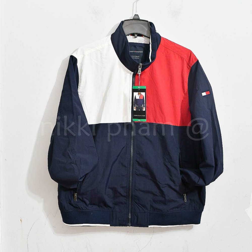 Tommy Hilfiger Men's Bomber Jacket IN MULTI COLOR - Picture 2 of 6